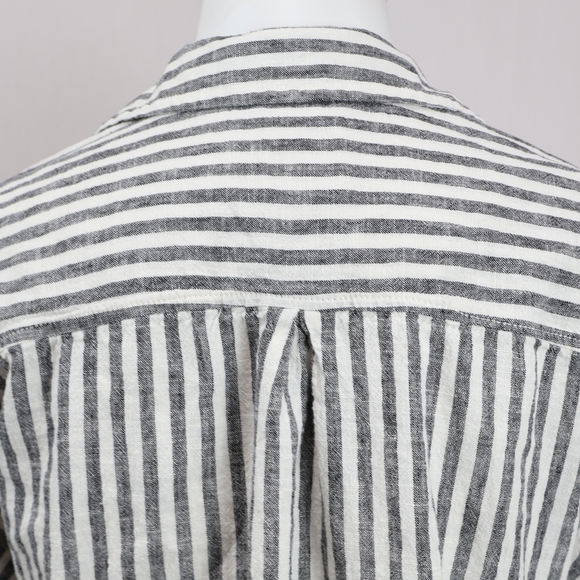 Maeve Anthropology Striped Button Down Shirt - Picture 6 of 10
